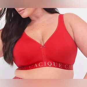 Cacique Cotton Unlined No Wire Bra